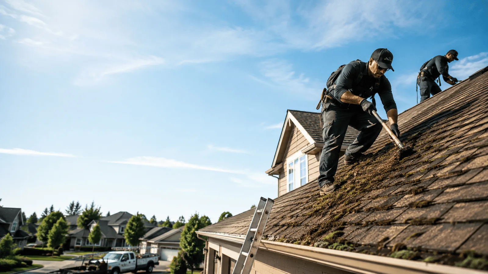 Roof Moss Removal in Woodbridge, CA near me